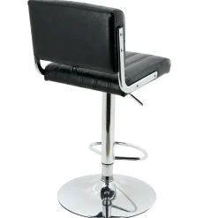 Online Warren Adjustable Barstool, Black Discount Barstools