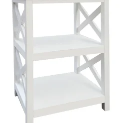 New White 2-Tier Xavier Accent Table, 26 Opening Sales Accent Tables