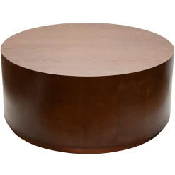 New Winslow Round Drum Coffee Table Flash Sale Coffee & End Tables