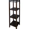 Wood And Metal X Band Plant Stand Discount Online Plant Stands