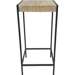 New Wood Top Metal Base Plnt Stand Online Discount Plant Stands