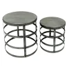 Hot Wood Top Plant Stand With Metal Base, Small Clearance Plant Stands