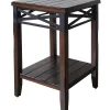 New Wood/Metal X Band Plant Stand Discount Online Accent Tables