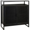 Online 32X34 Blk Mtl 2Dr Display Cab Featured Cabinets & Chests
