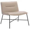 Zoey Accent Chair, Light Grey Fashion Accent Chairs