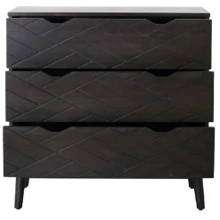 Zuri 3-Drawer Cabinet Exquisite Gifts Bedroom