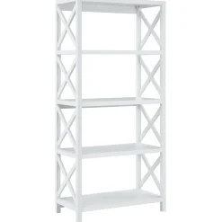 Clearance Adelaide White Bookshelf Gift Selection Office