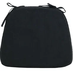 Alexander Black Plush Foam Chair Pad Flash Sale Dining Chair Cushions & Pads