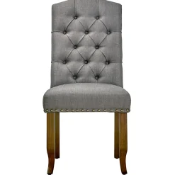 Best Amina Charcoal Grey Dining Chair Ii Good Quality Dining Chairs & Benches