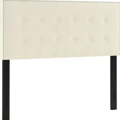 Best Brian Oyster Tufted Headboard, Queen Bargain Sale Bedroom