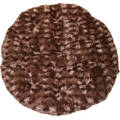 Best Fuzzy Papasan Cushion, Chocolate Outlet Accent Chairs
