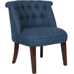Best Grace Mitchell Roxanne Accent Chair, Blue Kd Low Price Accent Chairs