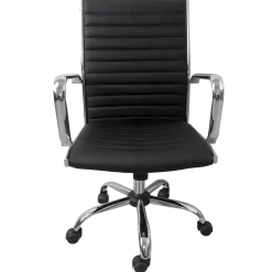 Maxwell Adjustable Faux Leather Office Chair, Black Flash Sale Office